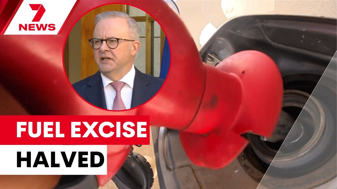 Fuel excise halved to cut skyrocketing petrol and diesel prices | 7NEWS ...