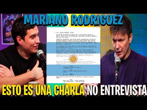 Mariano Rodríguez (De la tele sin paga al éxito en YouTube): "Esto es una charla, no entrevista".