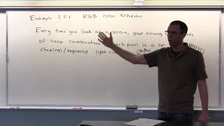 Linear Algebra, Lesson 6, Video 5:  Example 3 of Linear Combination