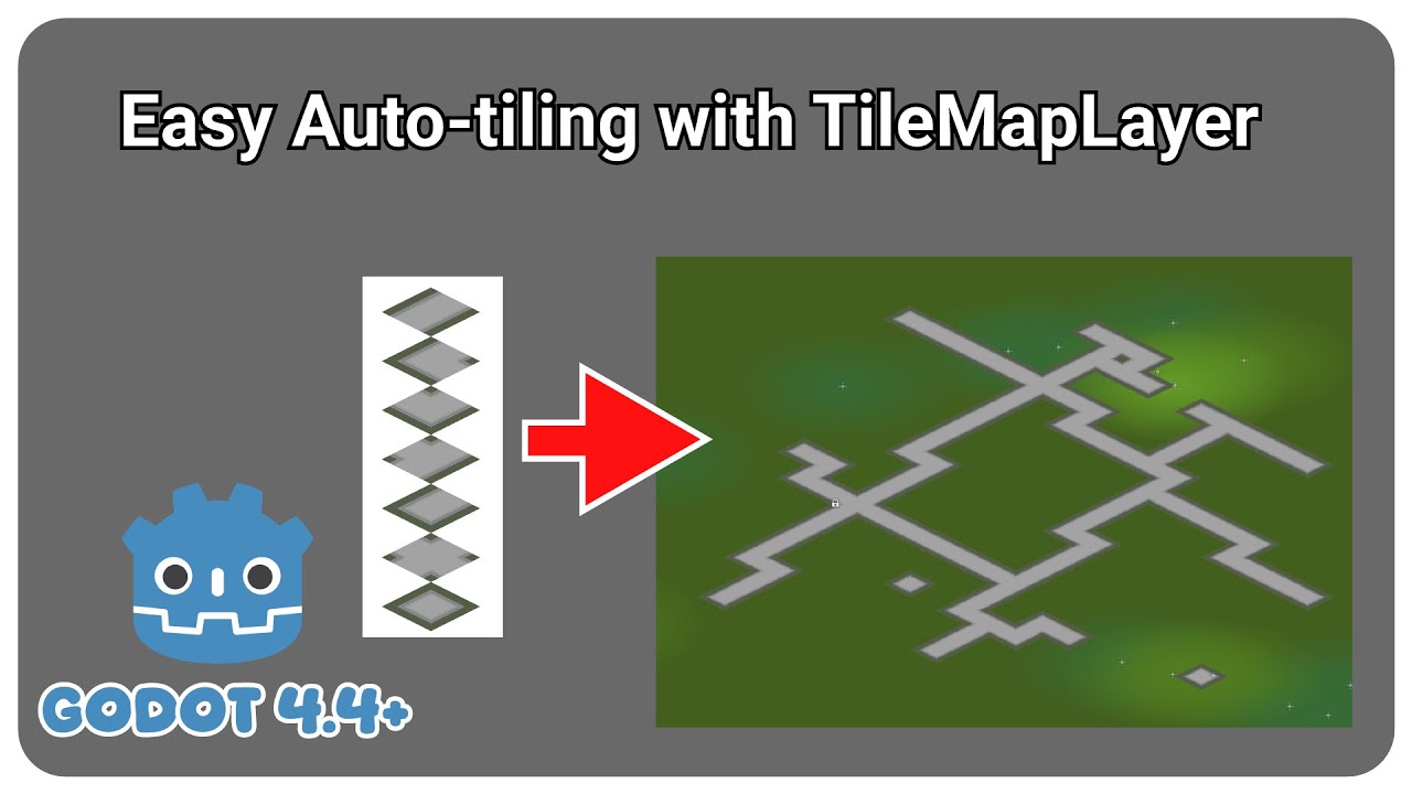 How to use TileMapLayer to make auto-tiling in isometric game | Godot 4 ...