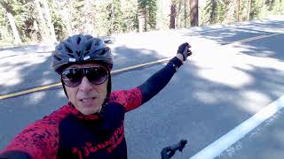 Riding through the Sierras and into Lake Tahoe  Old school Cervelo S2, 86mm ICAN wheels!