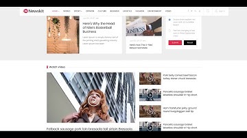 NewsKit: Professional responsive Joomla template for news and magazine sites