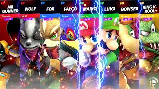 Super Smash Bros Ultimate Amiibo Fights Request 4 Team Battle At Final Destination