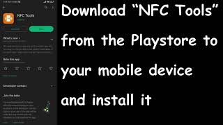 How To Write Store Data On An NFC Card Using Your Mobile Phone screenshot 3