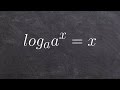 Overview of log properties - Inverse properties