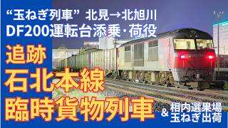 [Cab Ride] Tracking the Sekihoku Main Line Seasonal Freight Train [Onion Train]