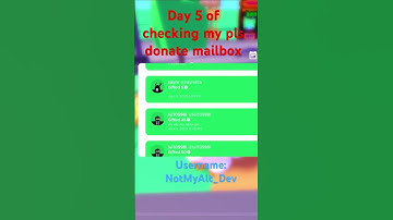 Day 5 of checking my pls donate mailbox. #donate #haz3mn #plsdonate #roblox #robux