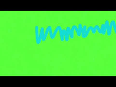 Scribble text green screen