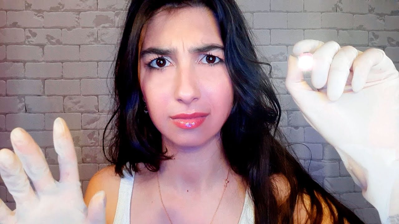 ASMR Exame dos nervos cranianos, MAS ESTÁ TUDO ERRADO COM VOCÊ!