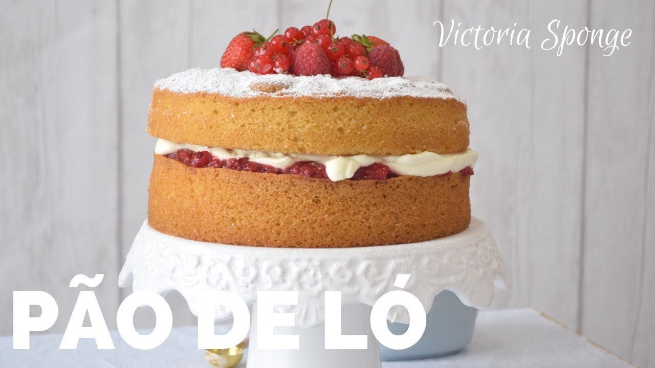 VICTORIA SPONGE - PÃO DE LÓ INGLÊS