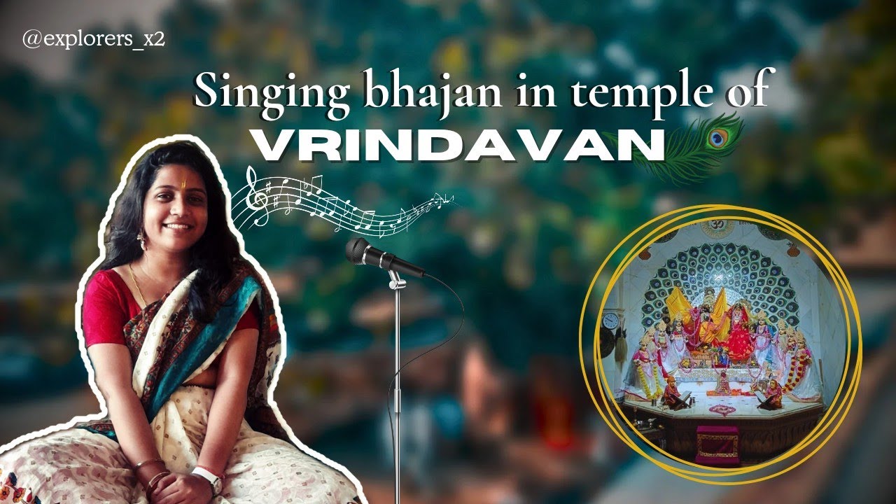 Singing bhajan in temple of Vrindavan। अष्टसखी मंदिर वृंदावन। explorers_x2