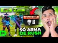 JOGAMOS SÓ COM ARMAS DE RUSH NA LOUD!! FREE FIRE