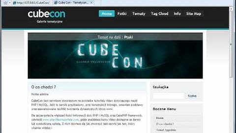 PHP Video Tutorial - Kurs PHP - Tworzymy kompletny serwis WWW z użyciem PHP i MySQL - Lekcja 1 cz.3