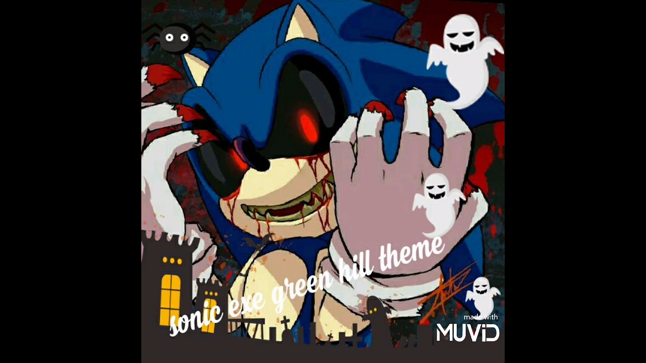 Creepy images with sonic exe green hill theme 1 41563470616