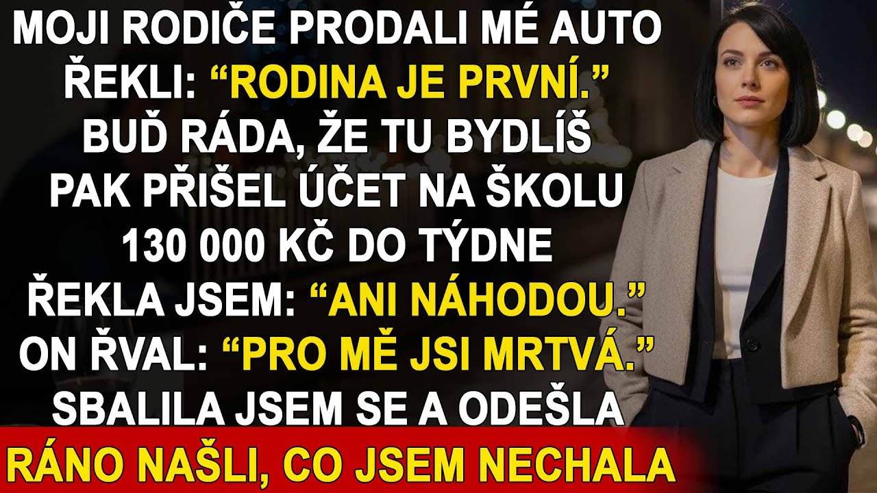 „Jitko, sedni si ke kraji. Ty jsi tady dneska spíš od toho, aby ses postarala.“ Ta věta zazněla u rodinné večeře tak samozřejmě, že se nikdo neohradil. Celé roky jsem byla ta, co drží babičku nad...