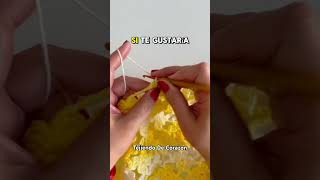 🌸 Así nace una flor del Chal Flora | Crochet #tejiendodecorazon