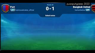 OSM - DAY 80 - Matchday 28 - vs Port - Bangkok United - Gamebasic - puanputigames