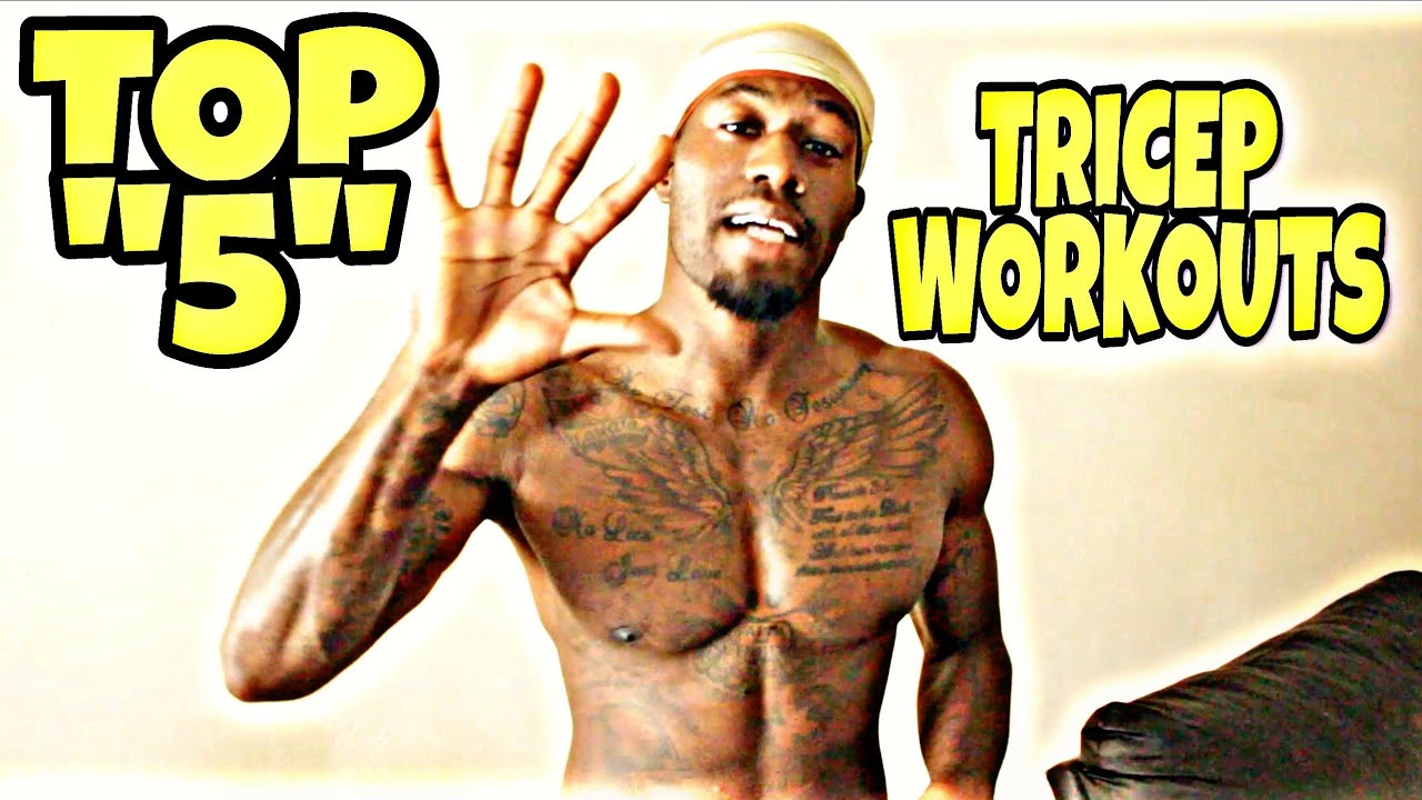 HOW TO GET BIGGER TRICEPS FAST! TOP 5 TRICEP WORKOUTS BUILD BIGGER ARMS ...