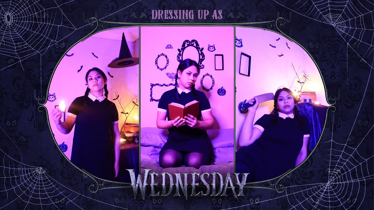 Dressing up as WEDNESDAY ADDAMS for Halloween 2022 🎃🎃🎃