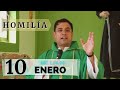 EVANGELIO DE HOY lunes 10 de enero del 2022 - Padre Arturo Cornejo