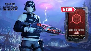 UNDEAD SIEGE - NIGHTMARE MODE GAMEPLAY in COD MOBILE