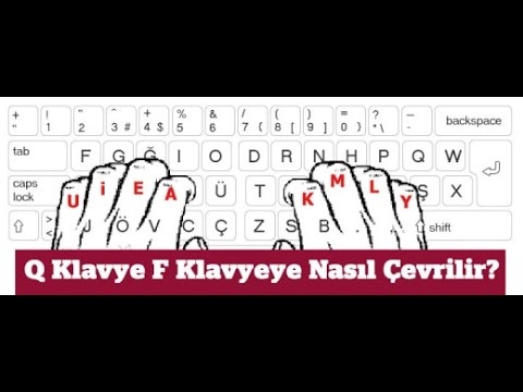 Q Klavye F Klavyeye Nasıl Çevrilir (%100 Kesin Çözüm)