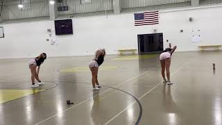 reynoldsburg cheer tryout dance (backview)