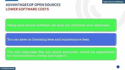 Lecture 2: Advantages of Open Sources & Open Source Applications [Rec]