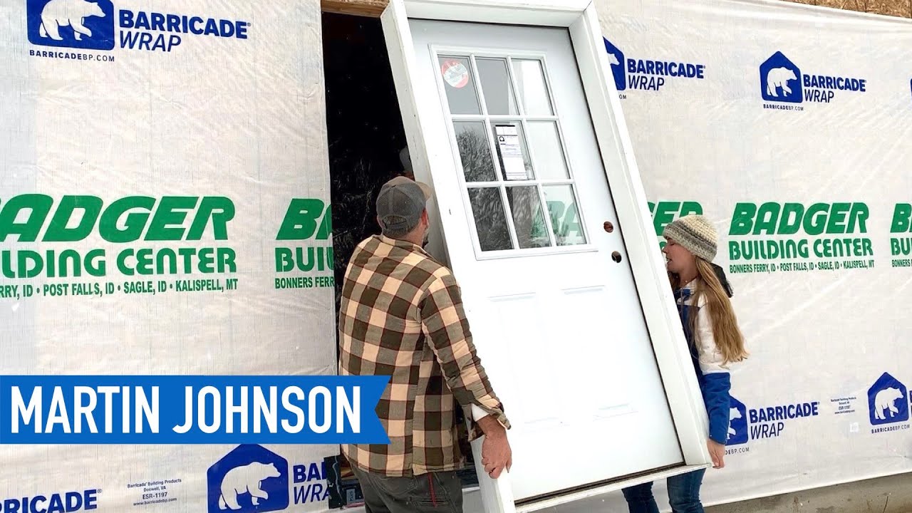 Installing Our JeldWen Exterior Door Off Grid Cabin Build 51 YouTube
