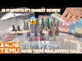 HUGE TEMU NAIL SUPPLY HAUL | WHAT I ORDERED VS WHAT I GOT | HONEST REVIEW | 30+ ITEMS