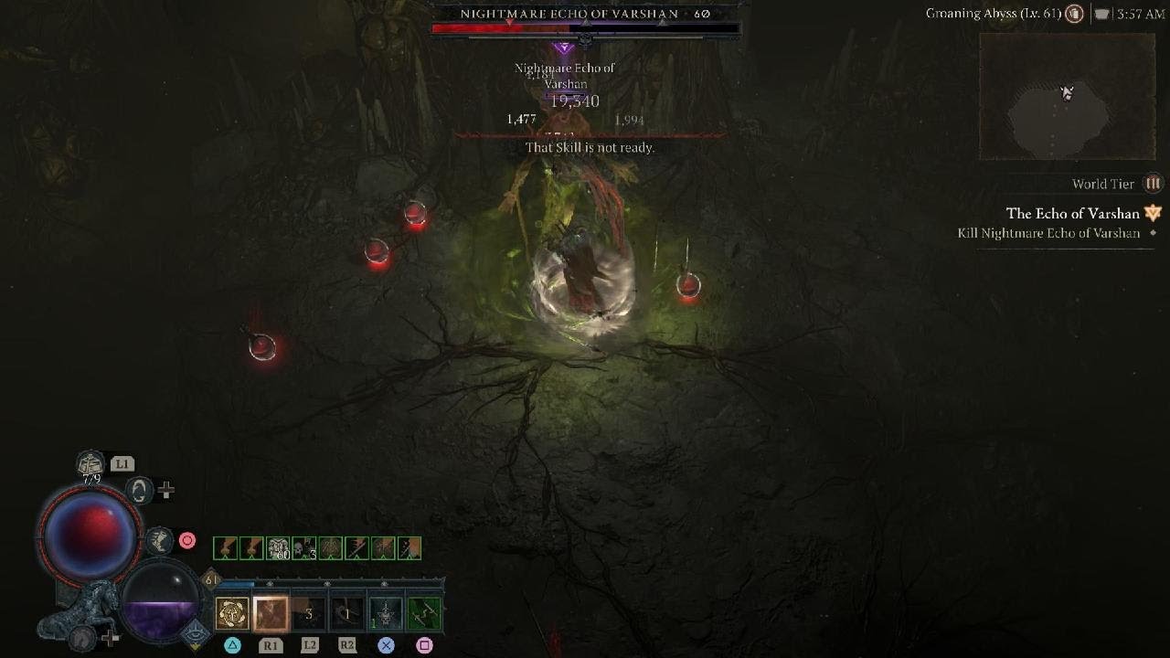 Diablo 4 - Nightmare Echo of Varshan Hardcore Rogue 