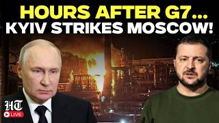 LIVE | Hours After G7, Ukraine Launches Drone Attack on Moscow Amid Trump's Iran Peace Push