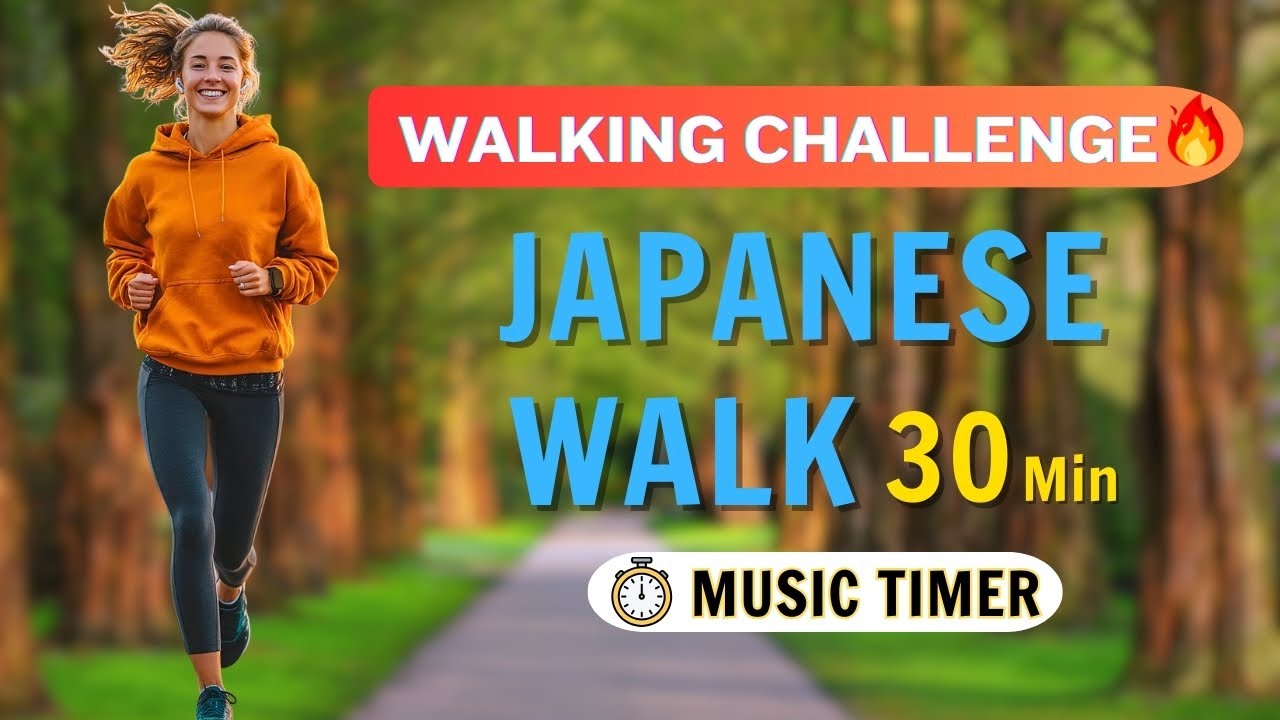 30-Min Japanese Walking Workout 🚶‍♀️ Burn Belly Fat at Home | Easy Low-Impact Cardio