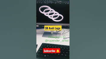 #autocad    #3d #audi #drawing