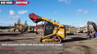 2016 Caterpillar 299D2 XHP Skid Steer Tracked Loader
