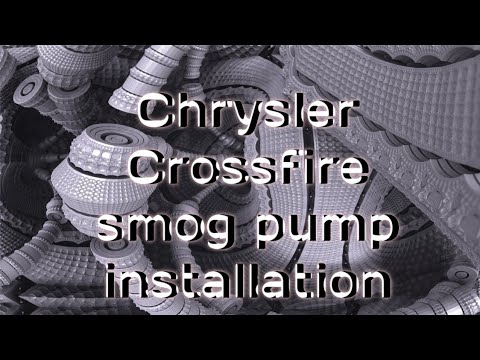 Chrysler Crossfire Smog Pump Replacement - Youtube