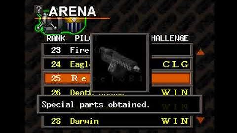 Armored Core (PS1) - Project Phantasma Arena Part 4: Ranks 28-22