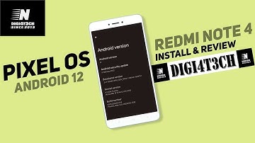 |Pixel OS 12| |Android 12| |Redmi Note 4| |Mido| |Full Review| By |DIGI4T3CH|