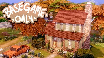 Daisy Cottage - Base Game Only/Custom Content / The Sims 4 Speed Build [CC LINKS]
