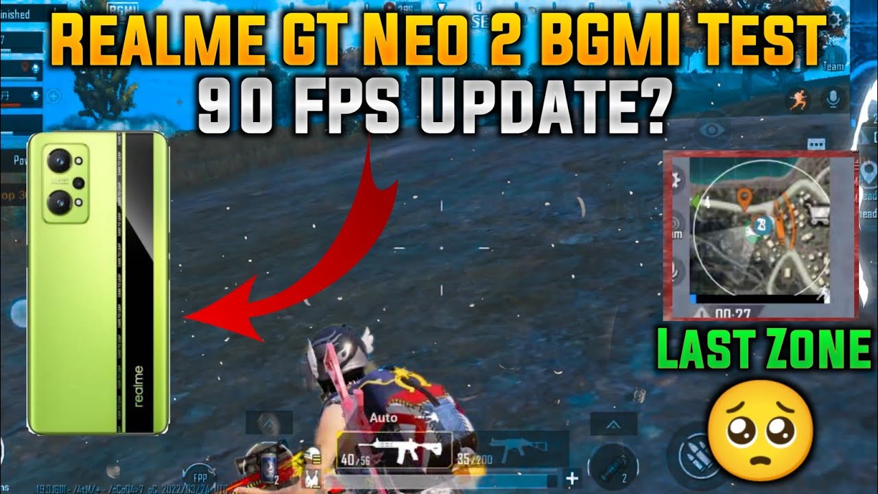 Realme GT Neo 2 BGMI Test With Rush || Realme GT Neo 2 BGMI Test 90 FPS Update😱 Pubg Test