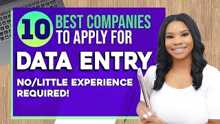 10 BEST Data Entry Work From Home Jobs! Up To $32 Per Hour! No Phone Required! (2023)