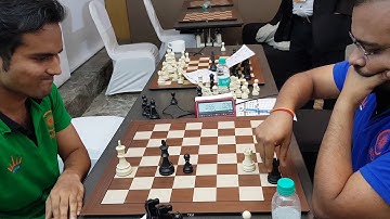 Immaculate defensive technique by Swapnil Dhopade in rook endgame to draw against Abhijeet Gupta
