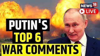 Russia Vs Ukraine War Update Live | Putin Launches Fresh Strike Against Ukraine | News18 Live