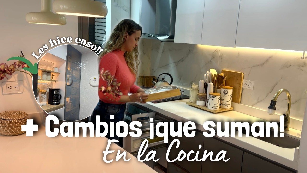 🌸Así logro CONVERTIR Rincones Olvidados en ESPACIOS ÚTILES en mi COCINA Pequeña+Cinta LED en muebles