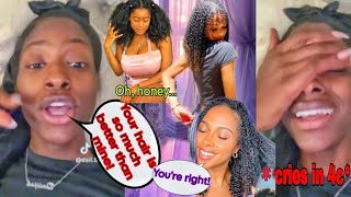 My 4c Hair Could Never? Girl, GET OFF THE FLOOR!