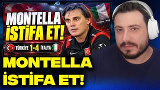 MONTELLA İSTİFA ET! | TÜRKİYE 1-4 İTALYA @umurafan