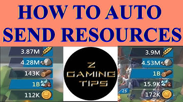 Lords mobile - How to auto send resources