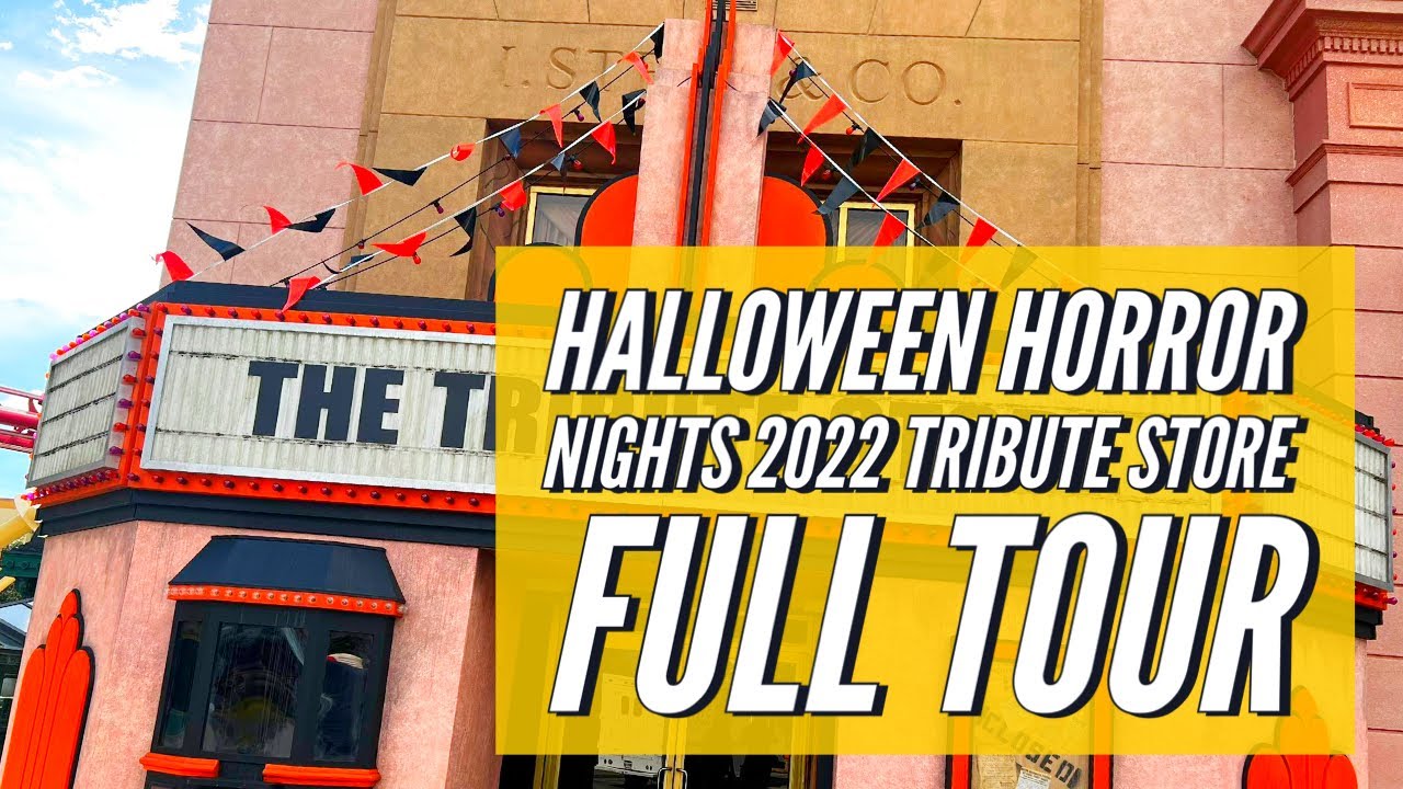 Halloween Horror Nights 2022 The Tribute Store Walkthrough YouTube
