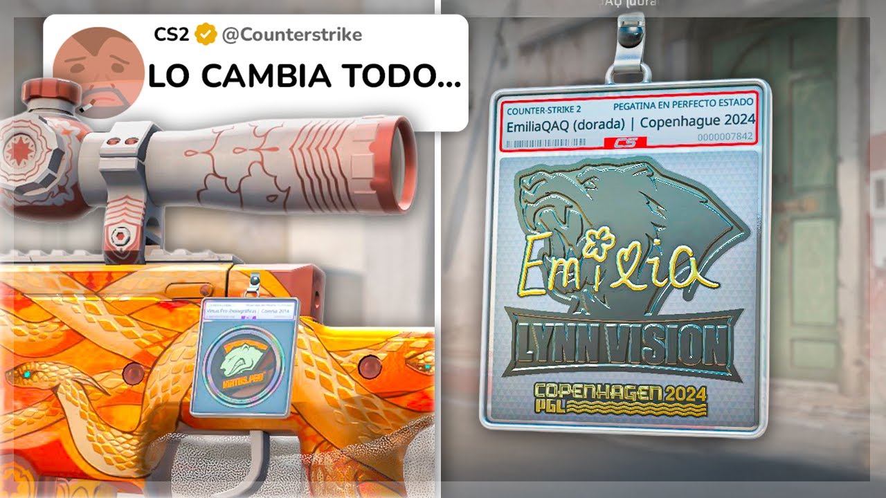 Los STICKERS de CS2 han CAMBIADO para SIEMPRE - YouTube