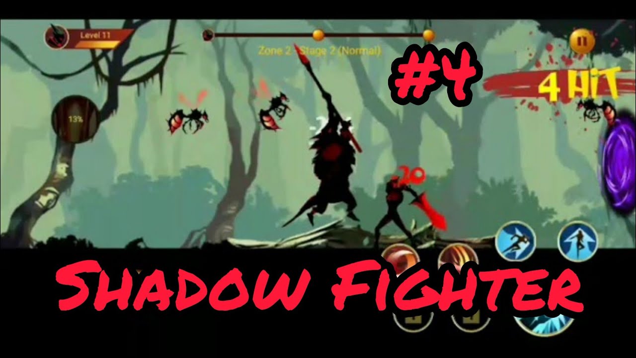 Shadow fighter Gameplay 4// Best android game under 100mb // best